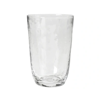 Abbildung von Broste Copenhagen HAMMERED Trinkglas 4tlg. klar 0,5 l