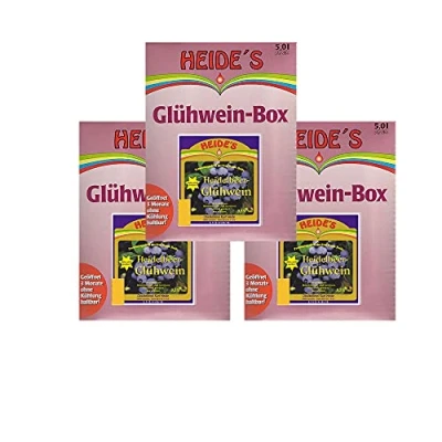 Abbildung von Glühwein Heidelbeere 9,5% Alc. 3er Pack, 3 x 5 Liter