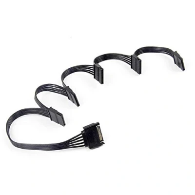 Abbildung von EasyULT SATA Adapter Kabel 15 Pin,1 auf 5 Stecker,5 Fach Serial ATA