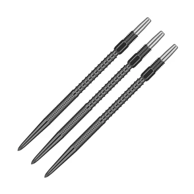 Abbildung von Target Darts Swiss Points, Fire Point Dartspitzen (3er Pack Spitzen) 26MM, Schwarz Wechsel Dartspitzen, Profi Dart Zubehör
