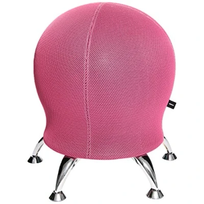 Abbildung von Topstar Sitness 5, Fitnesshocker mit Gymnastikball, Sitzalternative, pink