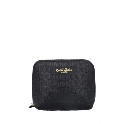 Abbildung von Gusti Leder Kosmetik LEO Kosmetiktasche, Damen, Größe: One Size, Schwarz muster
