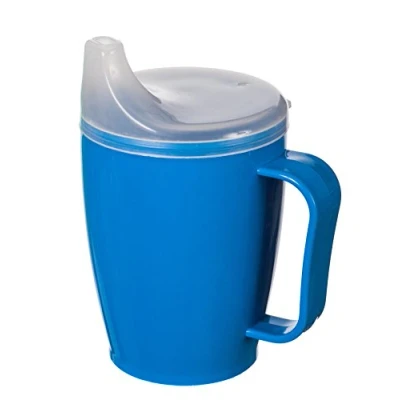 Abbildung von Einnehmebecher mit Griff +2 Deckeln 4+12mm blau