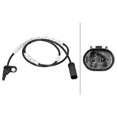 Abbildung von HELLA 6PU 358 217 171 ABS Sensor Hallsensor 2 785 BMW: 3 Touring, Limousine, 1 Schrägheck