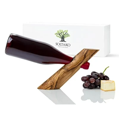 Abbildung von Olivenholz Weinflaschenhalter &quot;Primitivo&quot;