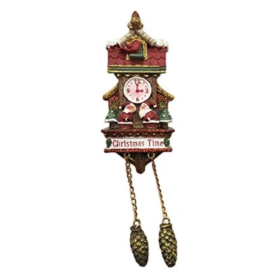 Abbildung von Weihnachten 3D Deutschland Kuckucksuhr Kühlschrank Kühlschrankmagnet Tourist Souvenirs Handmade Harz Handwerk Magnetische Aufkleber Küche Dekoration Reise Geschenk