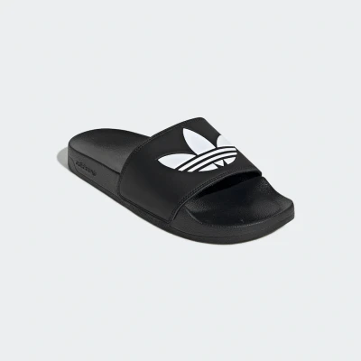 Abbildung von adidas Originals Adilette LITE Pantolette flach, Größe: 50, Black Hochwertiges lederimitat