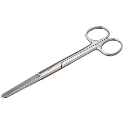 Abbildung von Gima Gerade Chirurgische Schere, Stumpfe Ende, Länge 16 cm, aus Edelstahl