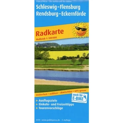 Abbildung von Schleswig Flensburg Rendsburg Eckernförde: Radkarte mit Ausflugszielen, Einkehr &amp; Freizeittipps, wetterfest, reissfest, abwischbar, GPS genau. 1:100000 (Radkarte: RK)