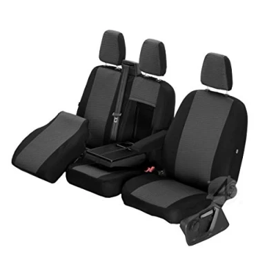 Abbildung von Passgenaue Sitzbezüge Hero geeignet für Iveco Daily ab 2014 ideal angepasst 1+2 (3 Sitzer) Polstermaterial
