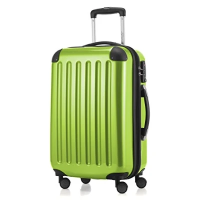Abbildung von HAUPTSTADTKOFFER Alex Handgepäck, 55 x 38 23 cm, TSA, 4 Rollen, 42 Liter, Reisekoffer, Hartschalenkoffer, Rollkoffer, Bordgepäck Koffer, erweiterbar, Apfelgrün