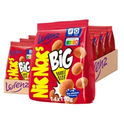 Abbildung von Lorenz Snack World NicNac&#039;s Original BIG, 14er Pack (14 x 110 g)