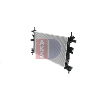 Abbildung von AKS DASIS 090115N Kühler, Motorkühlung Aluminium 670 370 16 Kühlrippen gelötet FORD: FOCUS 3, 3 Turnier, C Max 2
