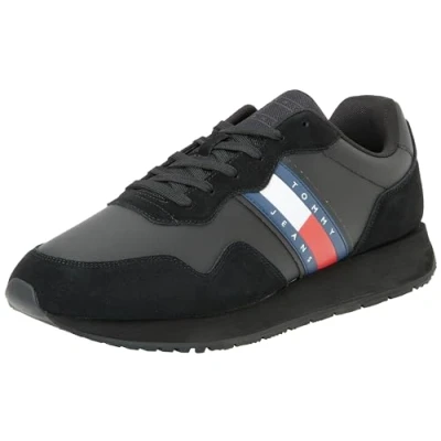 Abbildung von Tommy Jeans Modern Runner Sneaker low, Herren, Größe: 46, Black Schuhe