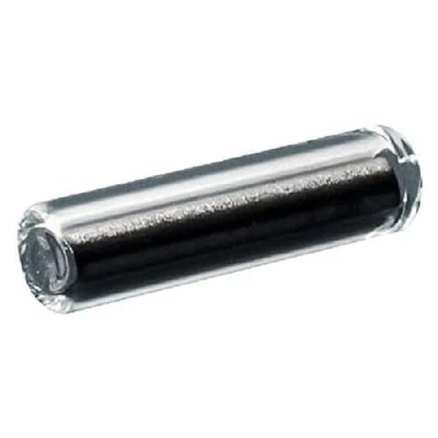 Abbildung von neoLab Glas Magnetrührstäbchen, Silber, 22mm Höhe x 6.4mm Durchmesser