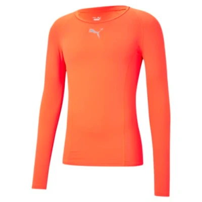 Abbildung von PUMA Herren Liga Baselayer Tee Ls T Shirts, Neon Sun, S EU