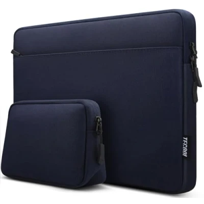 Abbildung von TECOOL 15,6 Zoll Laptop Hülle Tasche für 15 Acer ASUS Dell Lenovo Thinkpad HP Notebook Chromebook, MacBook Pro 16, 16&#039;&#039; Laptoptasche Schutzhülle, Dunkelblau