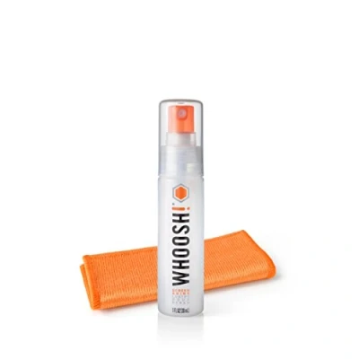 Abbildung von WHOOSH! Bildschirmreiniger Set 30ml + 1 Microfiber Cleaning Tuch ideal für Smartphones, iPads, Brillen, E Reader, LED, LCD und Fernseher