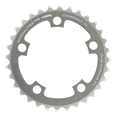 Abbildung von Spécialités TA Compact 94pcd 5 Arm 9 Gang Kettenblatt, Silber, Inner 29T