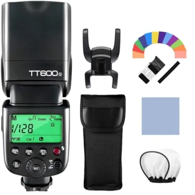 Abbildung von Godox TT600S 2.4G Wireless GN60 Kamerablitz Speedlite Master/Slave Blitz 1/8000 s HSS für Kameras der Sony Serie (MI Blitzschuh).