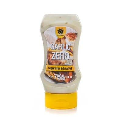 Abbildung von Rabeko Zero Sauce Scharfes Knoblauch Dressing, 1 x 350ml ohne Zucker &amp; wenig Fett gesunde Low Carb Produkte kalorienreduziert fettreduziert für Salat, Frites,Burger,Grill Gluten und Laktosefrei