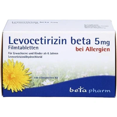 Abbildung von Levocetirizin beta 5 mg 100 St