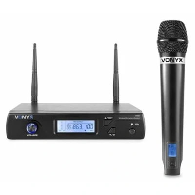 Abbildung von Vonyx WM61 kabelloses UHF Mikrofon 16 Kanal