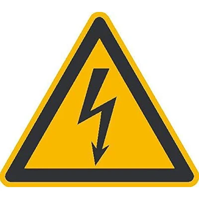 Abbildung von SafetyMarking® Warnaufkleber Warnung vor elektrischer Spannung 20 cm x