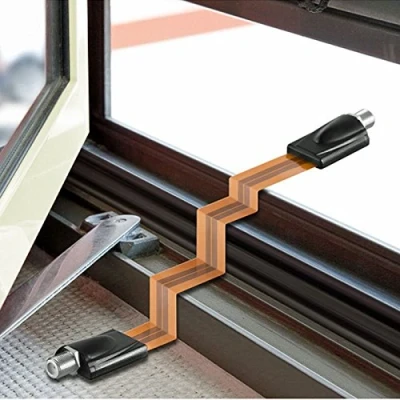 Abbildung von Fensterdurchführung für das Satellitenkabel, extrem Flach, Länge 26cm