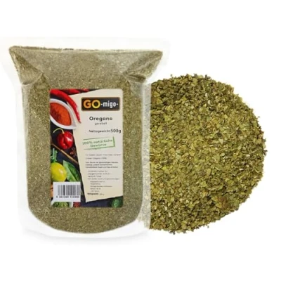 Abbildung von 500g Oregano gerebelt getrocknet 0,5kg feinste Top Qualität