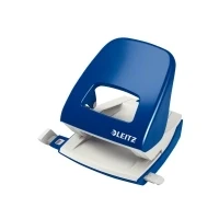 Abbildung von LEITZ Lochstanzer Bürolocher NeXXt Metall Locher blau 5008 00 35 30 Blatt 80 g/m², Locht bis zu (80 g/m² Papier)