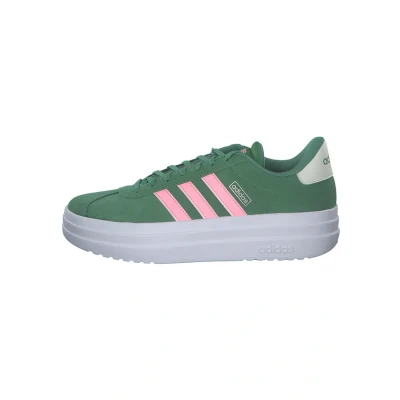 Abbildung von adidas Damen VL Court Bold Shoes Schuhe, Preloved Green/Pink Spark/Ivory, 36 EU