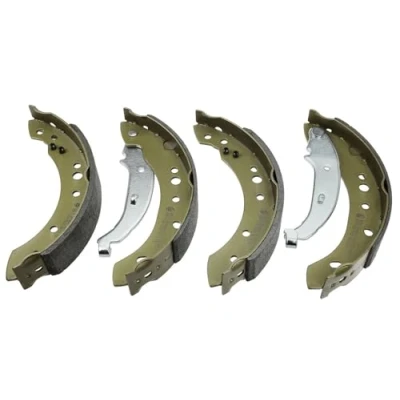 Abbildung von MEYLE 16 14 533 0013 Bremsbacken Hinterachse 203 38 ohne Feder, mit Hebel ORIGINAL Quality RENAULT: CLIO 2, TWINGO 2