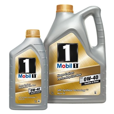Abbildung von Mobil 153686 FS 0W 40 Gasoline &amp; Diesel, 5 Liter Plus 1
