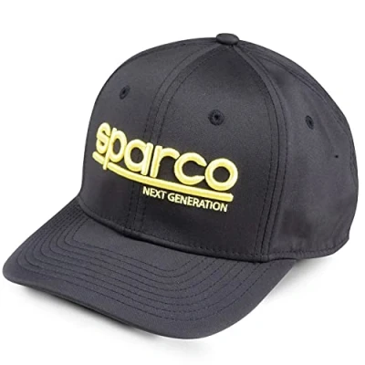 Abbildung von Sparco Unisex Mütze Youth Next Generation schwarz Baseballkappe, One Size Einheitsgröße