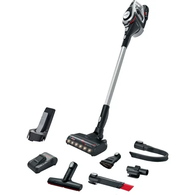 Abbildung von BOSCH Akku Stielstaubsauger &quot;Unlimited Gen2 Serie 8 BSS82SIL1&quot;, 45 Min. Laufzeit, inkl. umfangreichen Zubehör, Schnellladegerät
