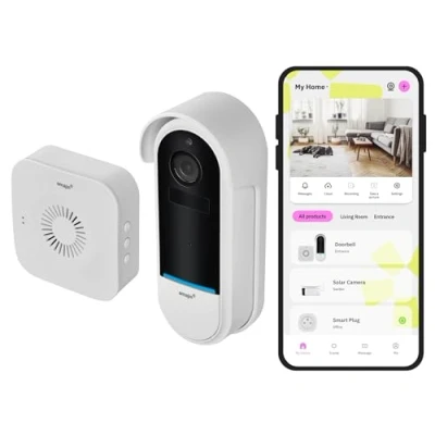 Abbildung von Omajin by Netatmo Kabellose Videotürklingel Akku Nachtsicht inkl. Gong weiß