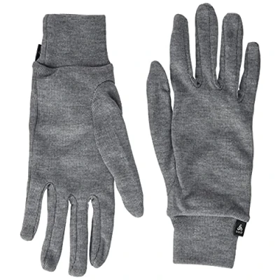 Abbildung von Odlo Unisex Fingerhandschuh, Größe: 8, steel grey melange