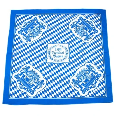 Abbildung von Bavariashop Tischdecke 1 qm Bayern, x Meter, Rauten, Weiß Blau, 100% Baumwolle, Picknick, Bayerische Dekoration