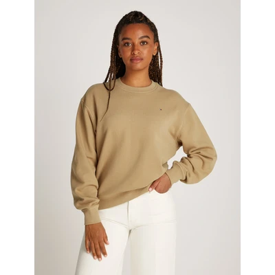 Abbildung von Tommy Hilfiger FLAG ON Chest Sweatshirt safari, Damen, Größe: Medium, Safari