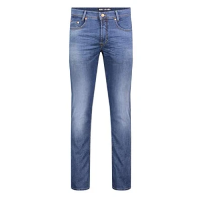 Abbildung von MAC Jeans Modern Straight Leg, Herren, Größe: 33x34, Blue