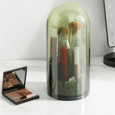 Abbildung von Navaris Badorganizer Make Up Pinsel Organizer drehbar Schminktisch Kosmetik Aufbewahrung (1 St)