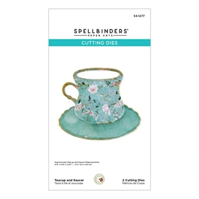 Abbildung von Spellbinders Teacup and Saucer Etched Dies (S4 1277) (DISCONTINUED)