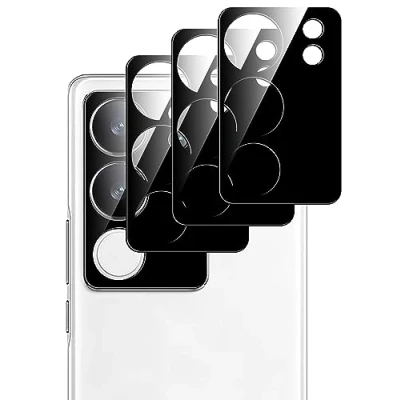 Abbildung von GIOPUEY 3 Stück [Kompletter Schutz] Kameraschutz Kompatibel mit VIVO V29 5G, HD Glas Schutzfolie [Anti Fingerabdruck] Camera Protector für 5G