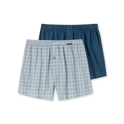 Abbildung von Schiesser 2PACK Boxershorts, Herren, Größe: XXL, Nachtblau