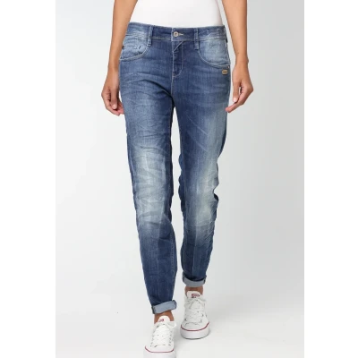 Abbildung von Gang Amelie Jeans Relaxed Fit, Damen, Größe: 25, Dark blue denim