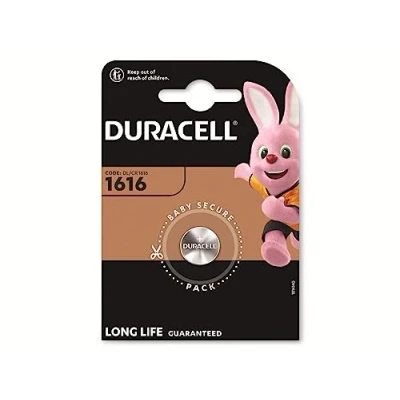 Abbildung von Duracell 5000394030336 DL1616 3V Lithium Knopfzellenbatterie 1 er Pack metallic