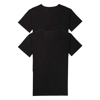 Abbildung von Sloggi 24/7 Oneck 2 PACK Unterhemd/shirt, Herren, Größe: Small, Black