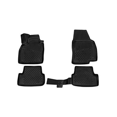 Abbildung von Element Passgenaue Gummimatten Fußmatten für VW Polo VI Typ 6R/6C/61I AW MK6 2017 2021
