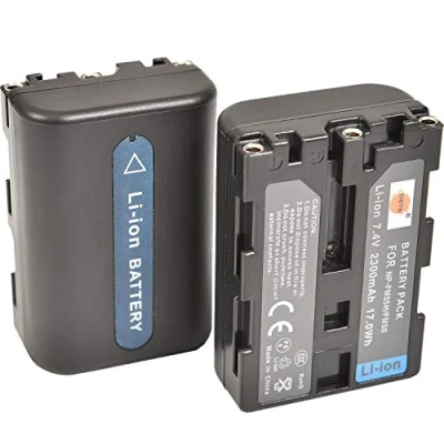 Abbildung von DSTE 2 Pack Ersatz Batterie Akku für Sony NP FM30 FM50 FM51 CCD TR108 TR208 TR408 TR748 TRV106 TRV107 TRV108 TRV116 TRV118 TRV126 TRV128 TRV138 Kamera